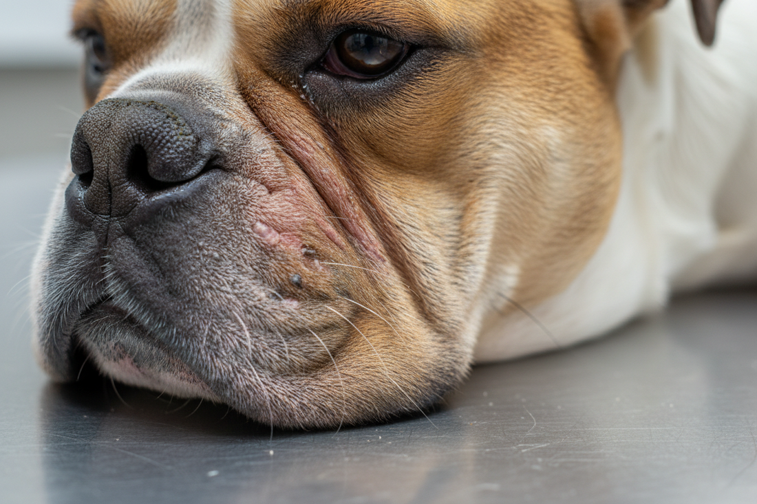 Plis cutanés du chien : pourquoi la composition de votre poudre asséchante peut mettre votre animal en danger
